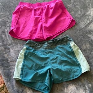 2 pair  go dry active shorts size 10/12